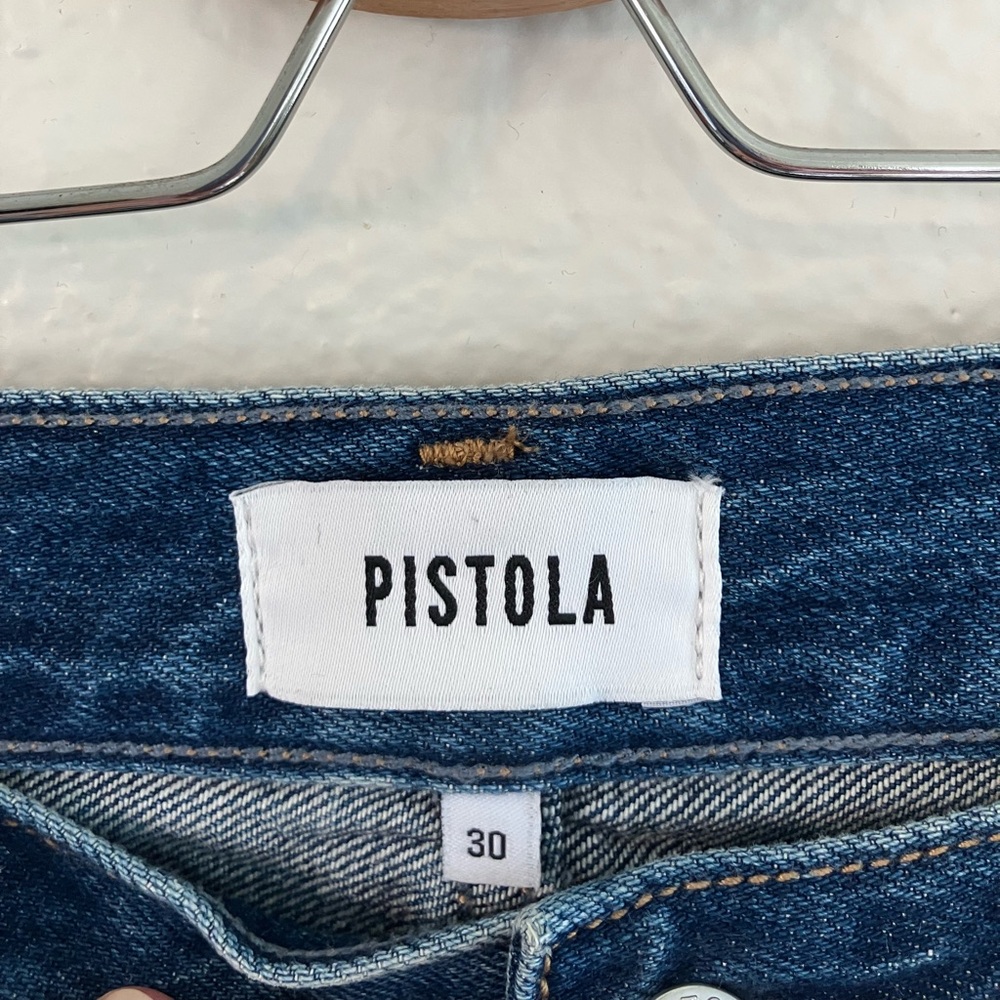 Pistola Cassie super high rise straight crop size 30 - Fairview wash - Picture 5 of 10